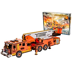 Дерев'яний 3D-конструктор Пожежна машина (318 деталей) від PuzzleOk