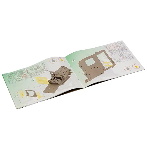 Дерев'яний 3D-конструктор Ретро автомобіль (140 деталей) від PuzzleOk