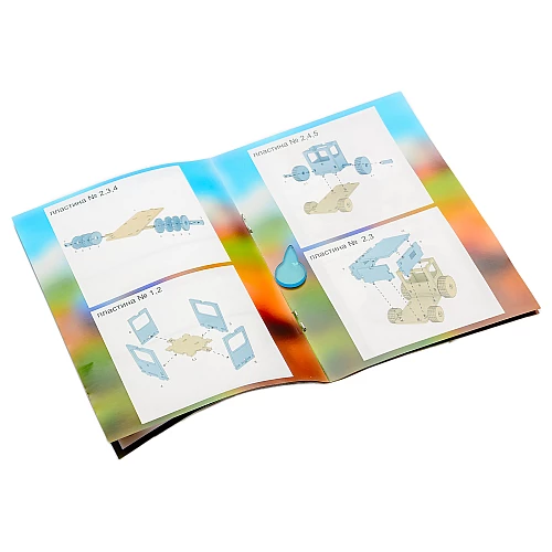 Дерев'яний 3D-конструктор Трактор (69 деталей) від PuzzleOk