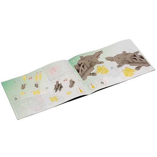 Деревянный 3D-конструктор Вертолет Sky Chopper (125 деталей) от PuzzleOk