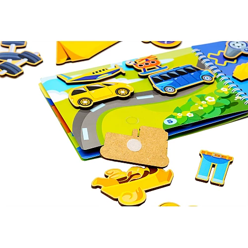 Альбом на липучках Для хлопчиків (43 деталі) від PuzzleOk Альбом на липучках Для хлопчиків (43 деталі) від PuzzleOk