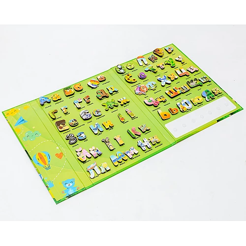 Развивающий набор Алфавит на липучках (66 деталей) от PuzzleOk Развивающий набор Алфавит на липучках (66 деталей) от PuzzleOk