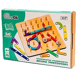Розвиваюча дошка Геоборд Монтессорі від PuzzleOk