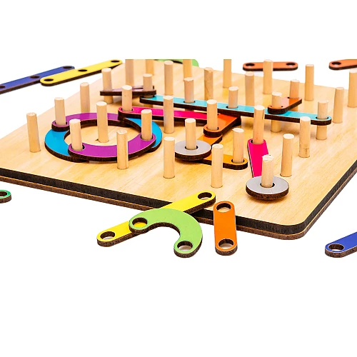 Розвиваюча дошка Геоборд Монтессорі від PuzzleOk