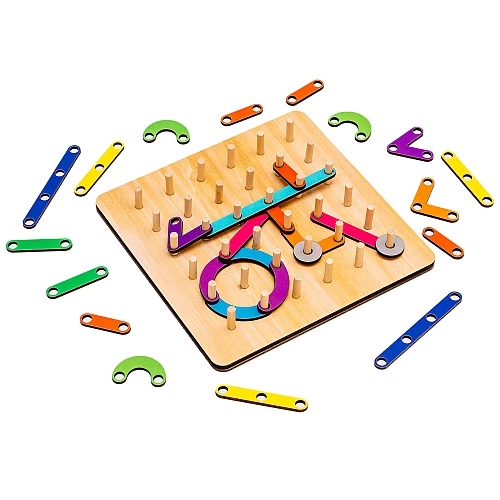 Розвиваюча дошка Геоборд Монтессорі від PuzzleOk