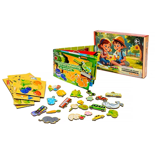 Развивающий набор Головоломка на липучках (39 элементов) от PuzzleOk Развивающий набор Головоломка на липучках (39 элементов) от PuzzleOk