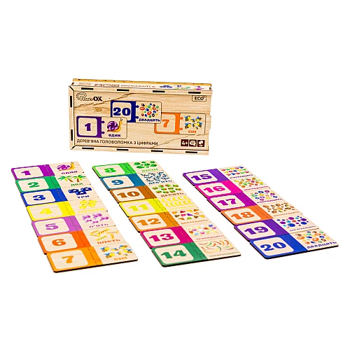 Головоломка-пазл Рахунок (40 елементів) від PuzzleOk Головоломка-пазл Рахунок (40 елементів) від PuzzleOk