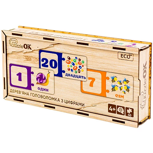 Головоломка-пазл Рахунок (40 елементів) від PuzzleOk Головоломка-пазл Рахунок (40 елементів) від PuzzleOk