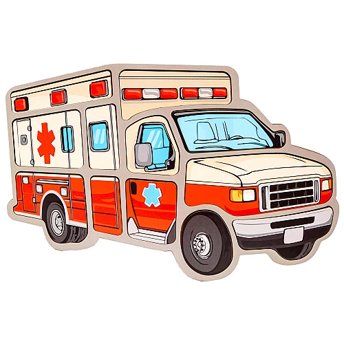 Пазл-вкладиш Швидка допомога (12 деталей) від PuzzleOk