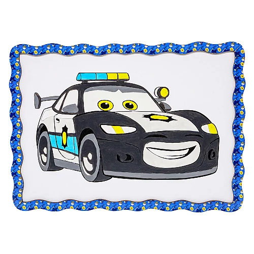 Набір для розфарбовування Поліцейська машинка від PuzzleOk