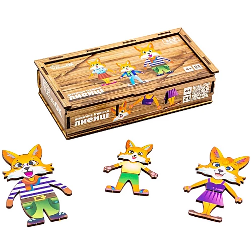 Розвиваюча іграшка Лисички від PuzzleOk