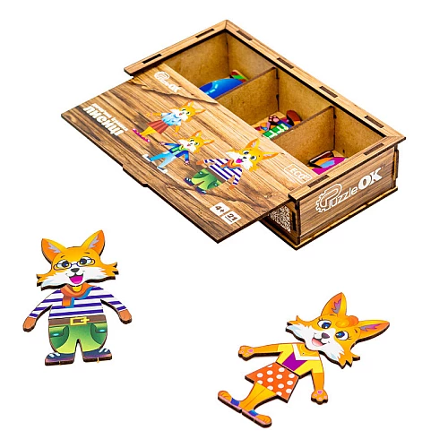 Розвиваюча іграшка Лисички від PuzzleOk