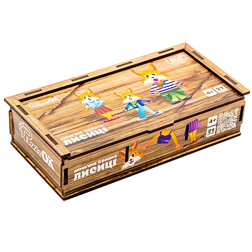 Розвиваюча іграшка Лисички від PuzzleOk