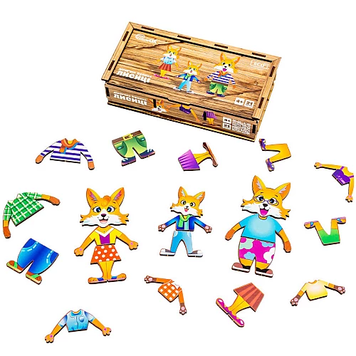 Розвиваюча іграшка Лисички від PuzzleOk