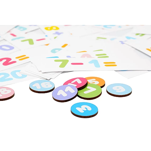 Обучающая настольная игра Реши примеры от PuzzleOk