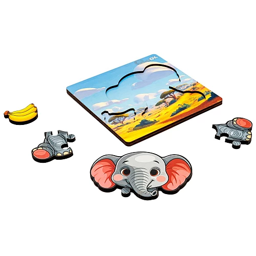 Пазл-вкладиш Веселе слоненя від PuzzleOk