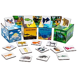 Развивающие сортеры Монтессори Волшебная природа (40 элементов) от PuzzleOk