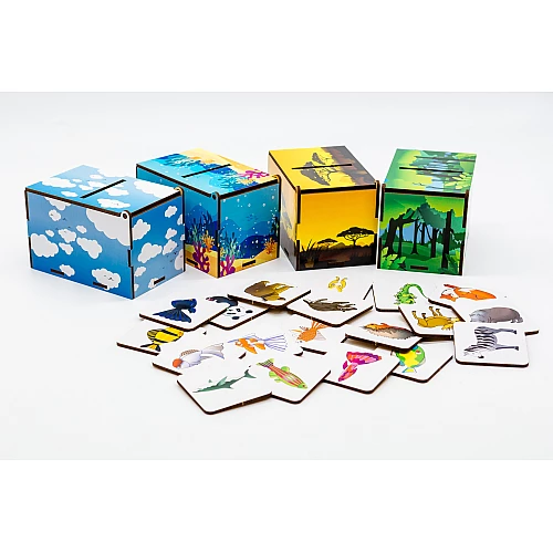 Розвиваючі сортери Монтессорі Чарівна природа (40 елементів) від PuzzleOk Розвиваючі сортери Монтессорі Чарівна природа (40 елементів) від PuzzleOk