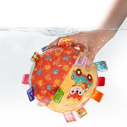 Розвиваюча іграшка М'ячик-брязкальце Лисеня від Obetty