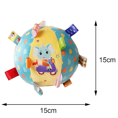 Розвиваюча іграшка М'ячик-брязкальце Слоненя від Sassy