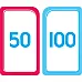 Математические флеш карты Цифры от 1 до 100 (50 шт) от School Zone