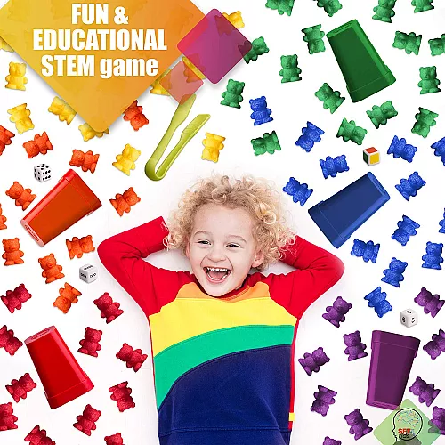 Лічильний набір Різнобарвні Ведмедики (71 шт) від SET4kids Лічильний набір Різнобарвні Ведмедики (71 шт) від SET4kids
