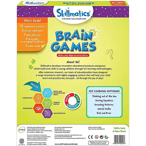 Развивающий набор Логические задачки от Skillmatics Развивающий набор Логические задачки от Skillmatics