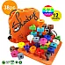 Набор STEM для сортировки Цветные фигуры и пегборд (38 шт) от Skoolzy
