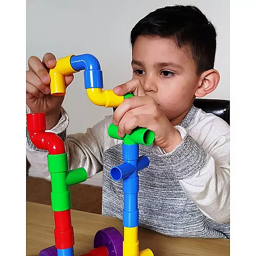 Набор STEM конструктор Трубочки (24 шт) от Skoolzy Набор STEM конструктор Трубочки (24 шт) от Skoolzy