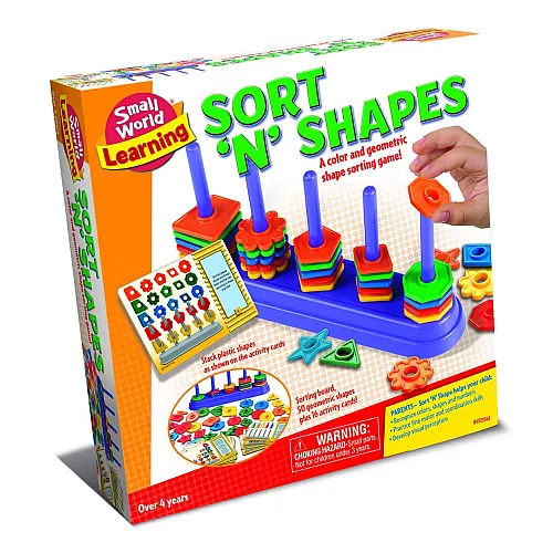 Набор для сортировки Фигурки на колышках (66 шт) от Small World Toys