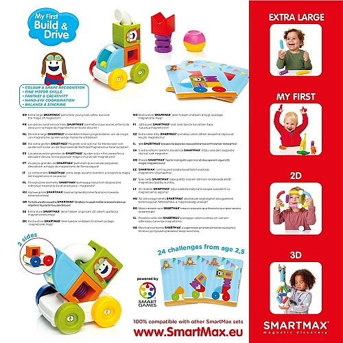 Магнітний конструктор Рухомі моделі (8 деталей) від SmartMax