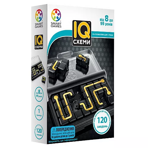 Настольная логическая игра IQ схемы от SmartGames Настольная логическая игра IQ схемы от SmartGames
