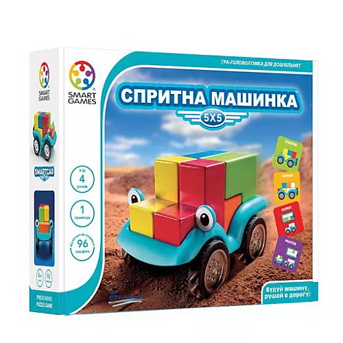 Настільна логічна гра Машинка з блоками від SmartGames Настільна логічна гра Машинка з блоками від SmartGames