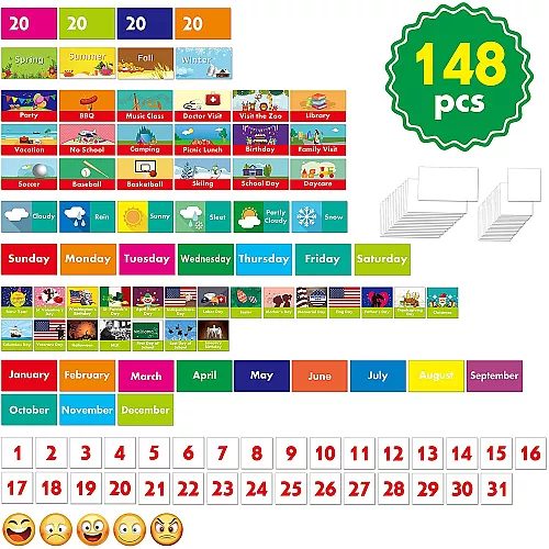 Обучающий набор планер Календарь (148 карточек) от SpriteGru Обучающий набор планер Календарь (148 карточек) от SpriteGru
