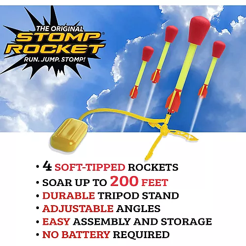 Научный STEM набор Запуск ракеты от Stomp Rocket Научный STEM набор Запуск ракеты от Stomp Rocket