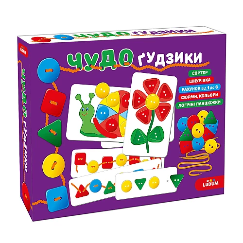 Настольная игра 2 в 1 Чудо-пуговицы Настольная игра 2 в 1 Чудо-пуговицы