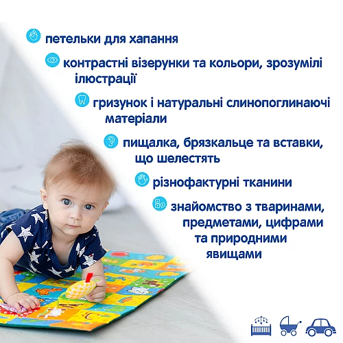 Розвиваючий ігровий килимок Ферма