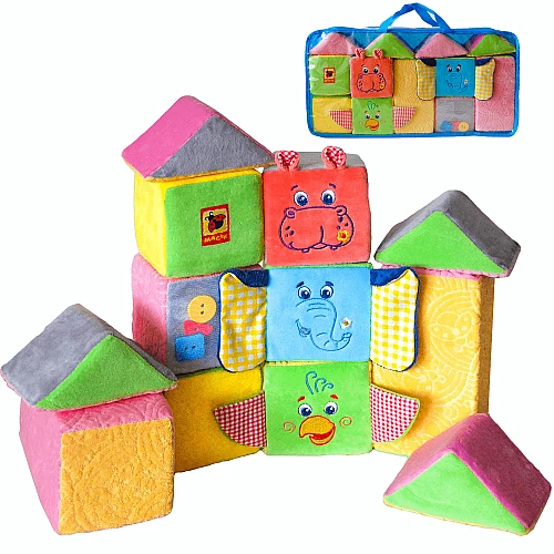 Мягкий Максиконструктор (12 деталей)