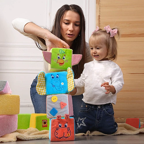 Мягкий Максиконструктор (12 деталей)