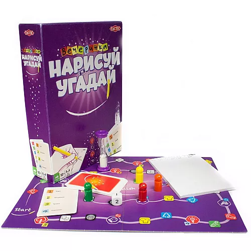 Настольная игра Вечеринка Нарисуй и угадай (для 3+ игроков) от Tactic Настольная игра Вечеринка Нарисуй и угадай (для 3+ игроков) от Tactic