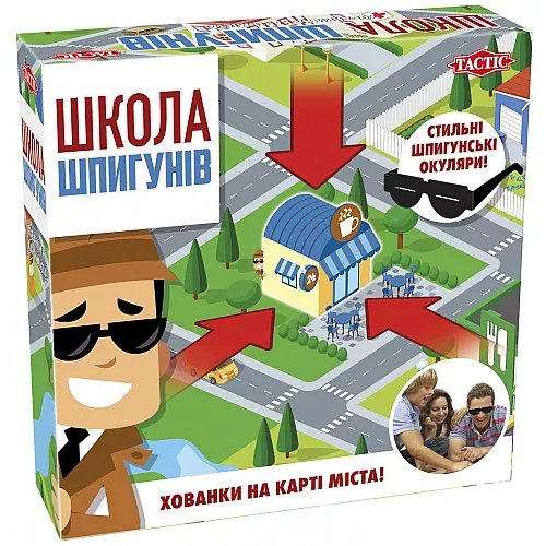 Настільна гра Школа шпигунів (для 2-4 гравців) від Tactic Настільна гра Школа шпигунів (для 2-4 гравців) від Tactic