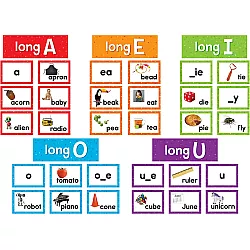 Обучающий набор карточки Долгие гласные (205 шт) от Teacher Created Resources