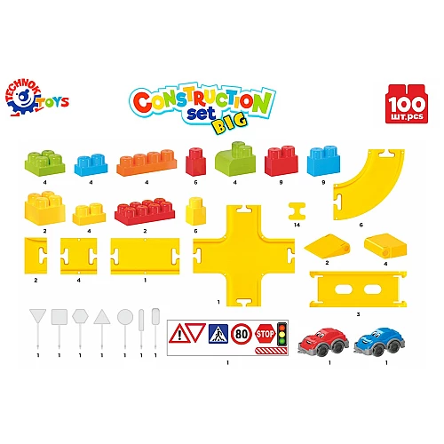 Будівельний набір Автотрек (100 деталей)