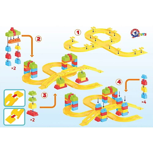 Будівельний набір Автотрек (100 деталей)