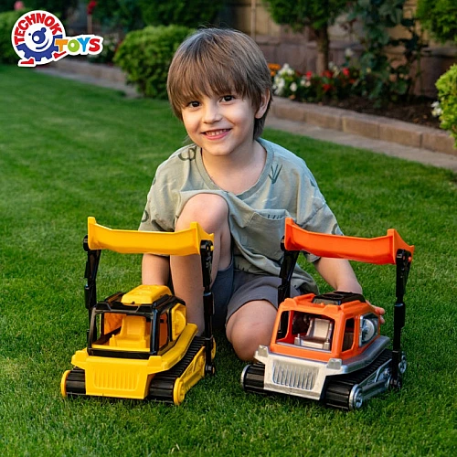 Развивающая игрушка Бульдозер