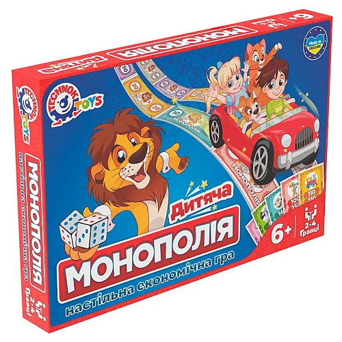 Настольная игра Детская монополия от ТехноК