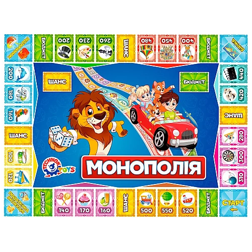 Настольная игра Детская монополия от ТехноК