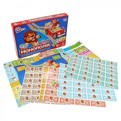 Настольная игра Детская монополия от ТехноК