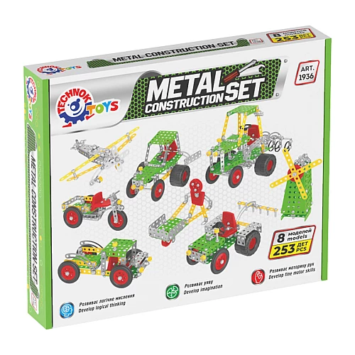 Металевий конструктор Фермерська техніка (253 деталі)