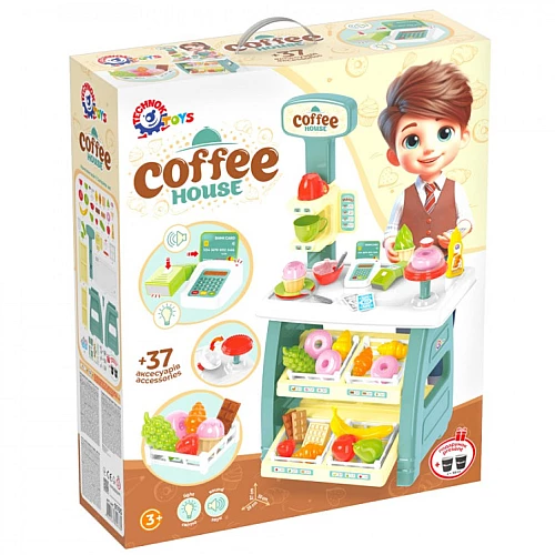 Ігровий набір Кав'ярня ТехноК (37 предметів)